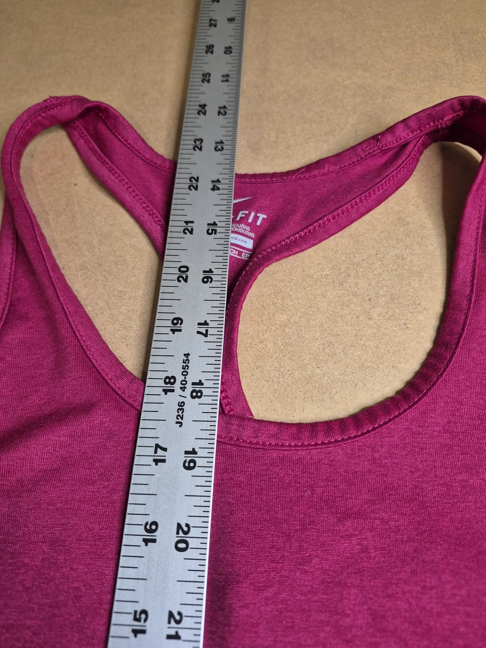 Nike Women's Racerback Tank Top - Deep Magenta 3832/5